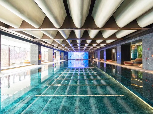 浦东网站建设西安W酒店泳池